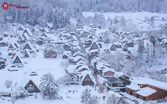 Tour Đón Giáng Sinh Tại Ngôi Làng Cổ Tích Shirakawago 6N5Đ